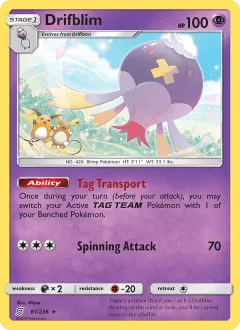 Drifblim Reverse Holo
