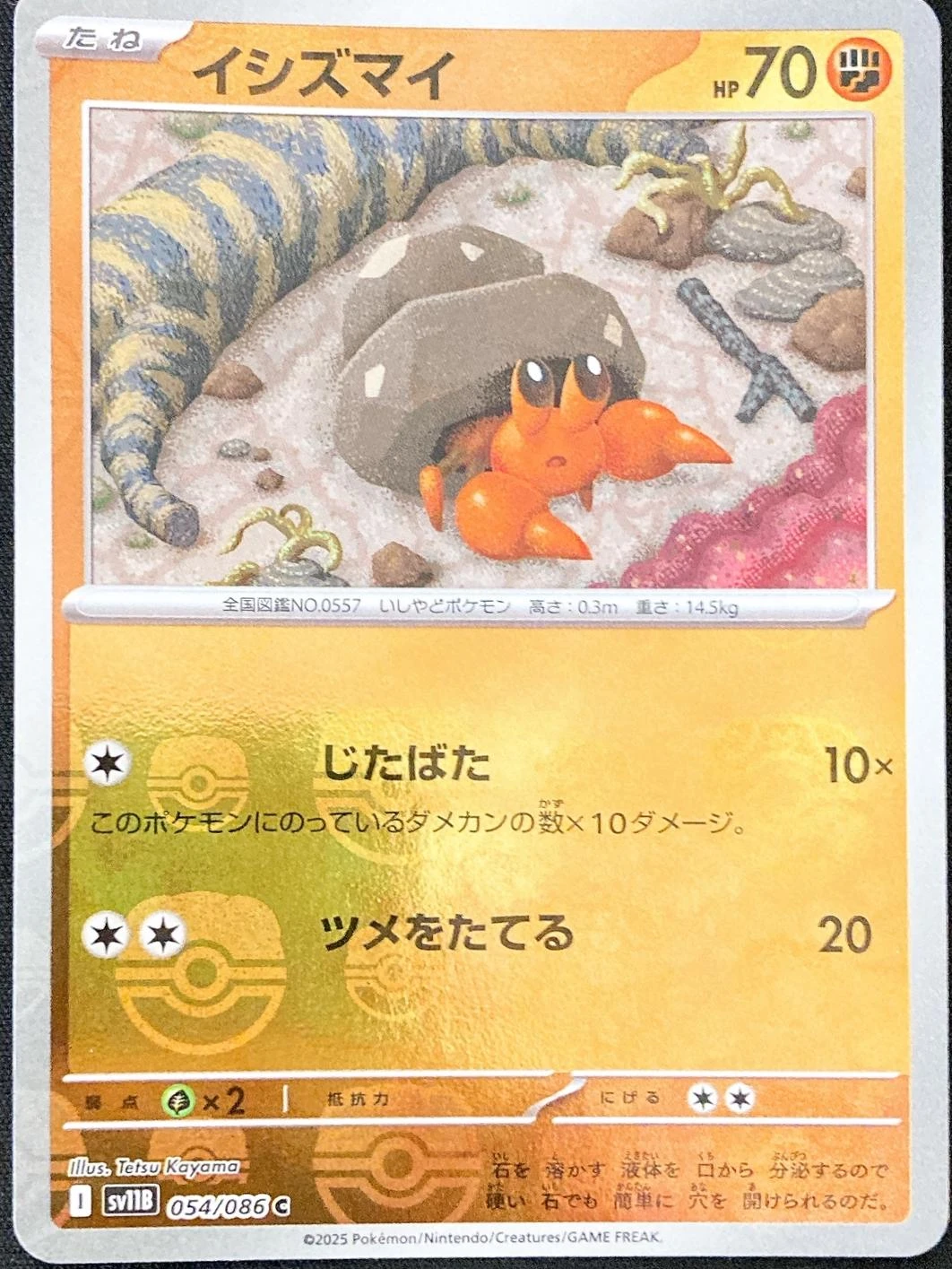 Dwebble Master Ball #54
