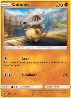 Cubone Reverse Holo