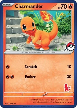 Charmander Blue Border