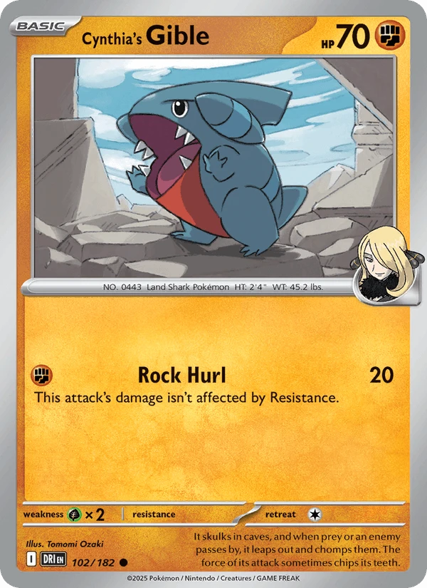 Cynthia's Gible #102