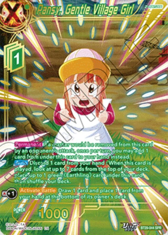 Pansy, Gentle Village Girl [SPR] #BT29-044