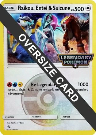 Raikou, Entei & Suicune Jumbo #65