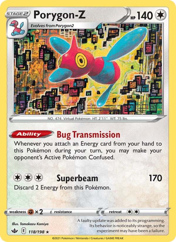 Porygon Z Reverse Holo #118