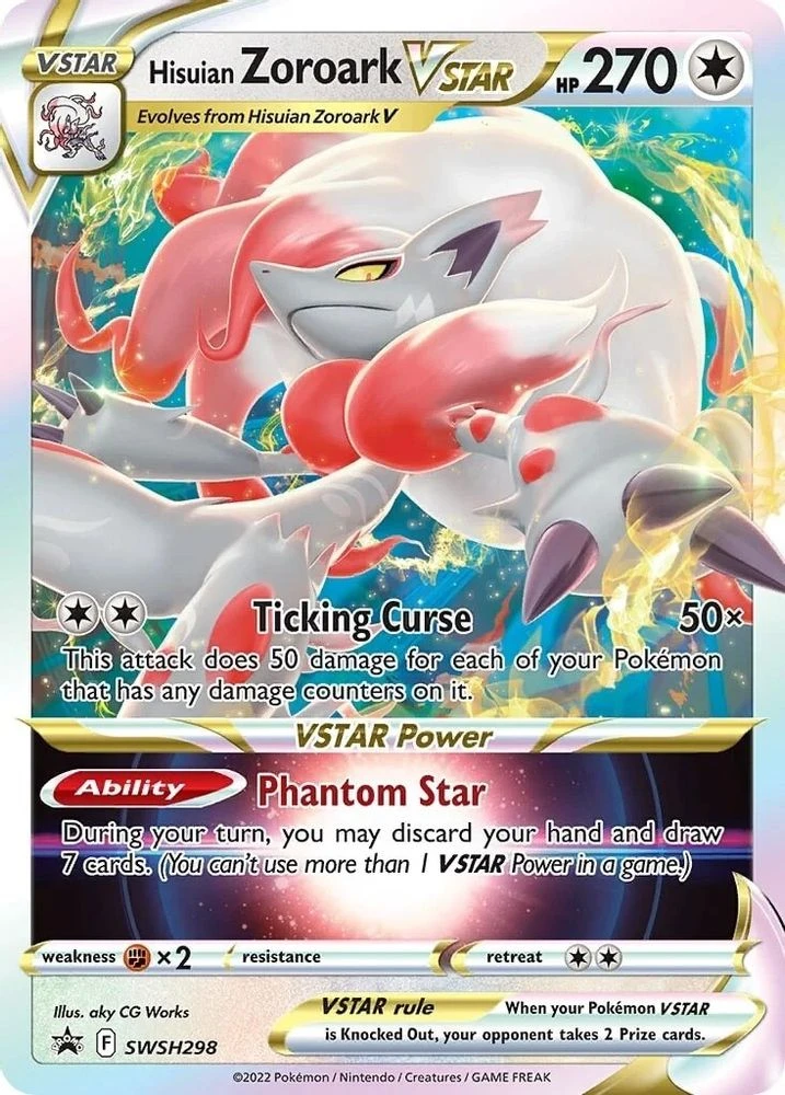 Hisuian Zoroark VSTAR #SWSH298