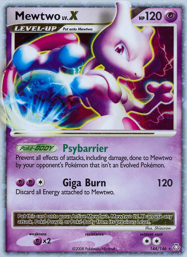 Mewtwo Lv X #144