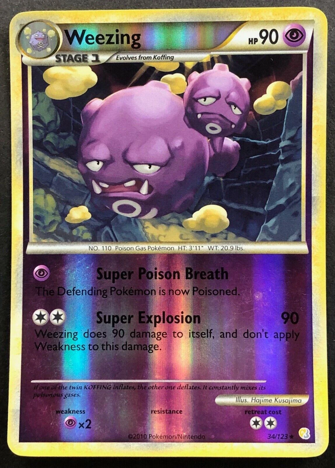 Weezing Reverse Holo #34