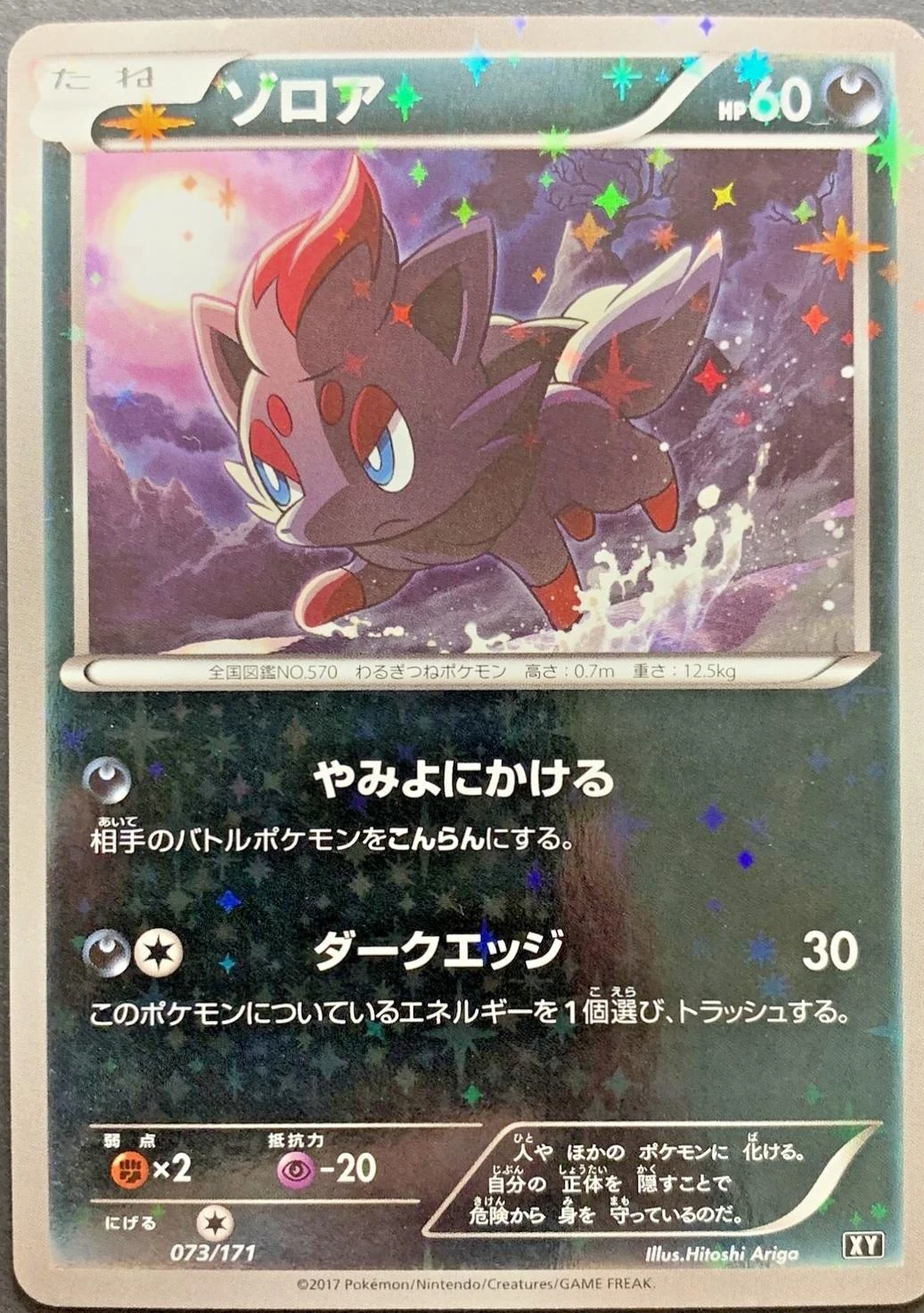 Zorua Reverse Holo #73