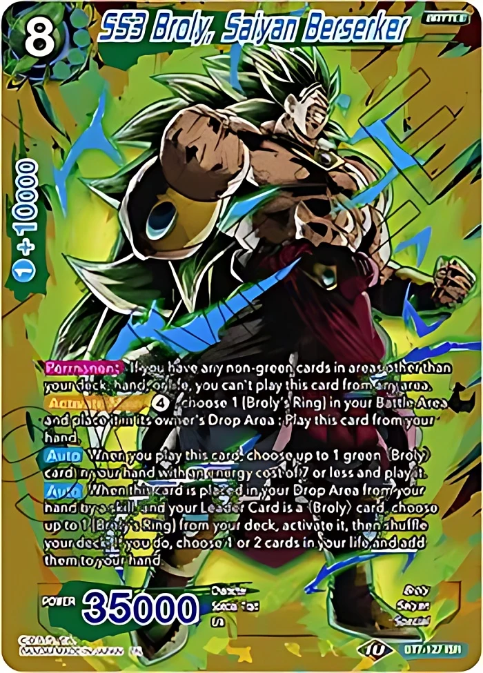SS3 Broly, Saiyan Berserker #BT7-127