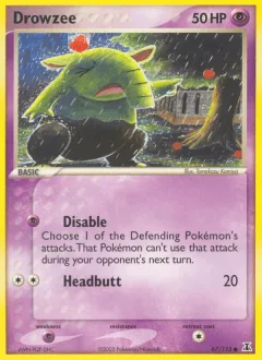Drowzee Reverse Holo