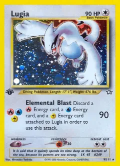 Lugia 1st Edition