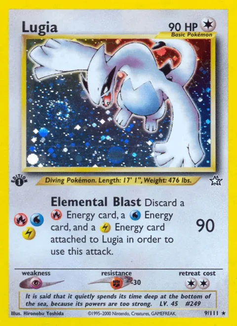 Lugia 1st Edition