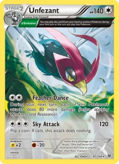 Unfezant Reverse Holo