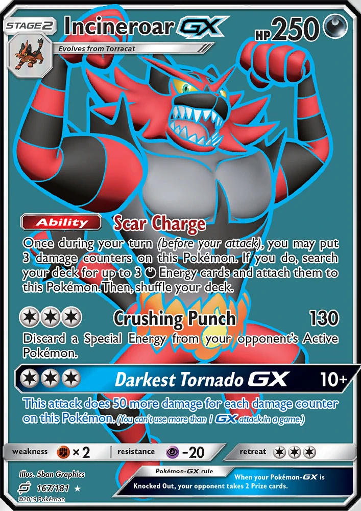 Incineroar Gx #167