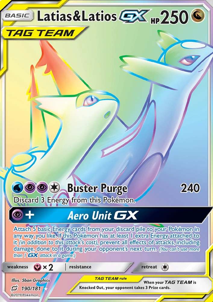 Latias & Latios Gx #190