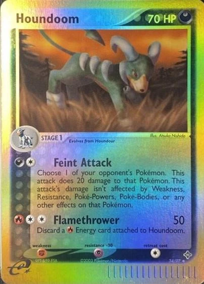 Houndoom Reverse Holo #34