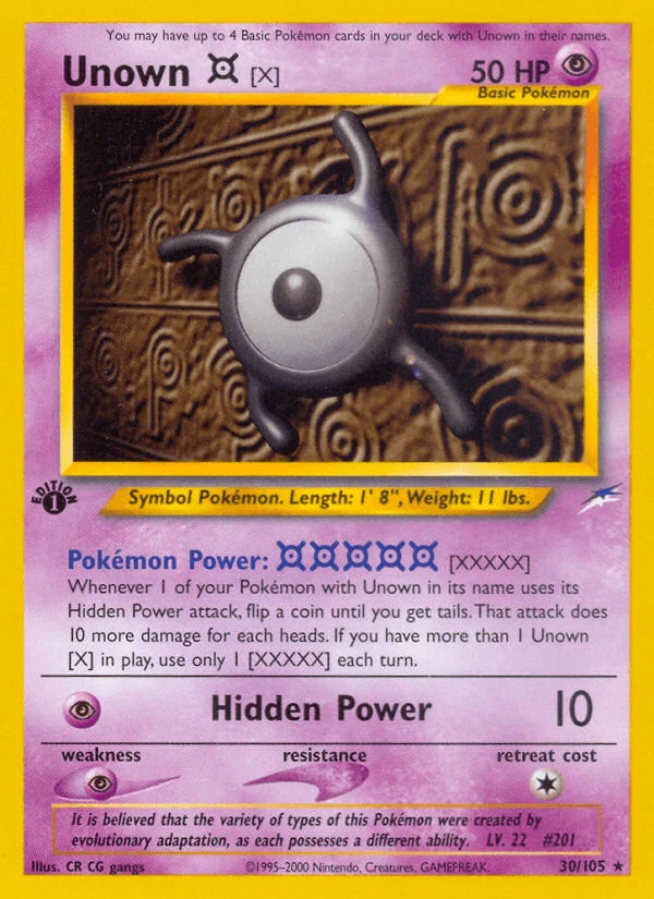 Unown X #30