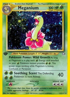 Meganium 1st Edition