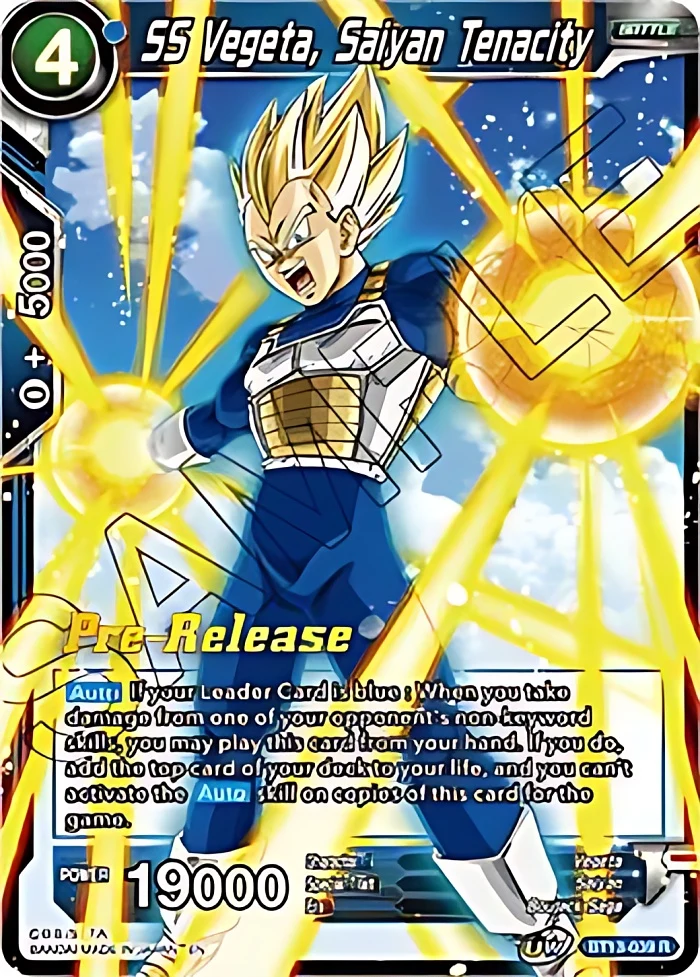 SS Vegeta, Saiyan Tenacity [Pre-Release] #BT13-039