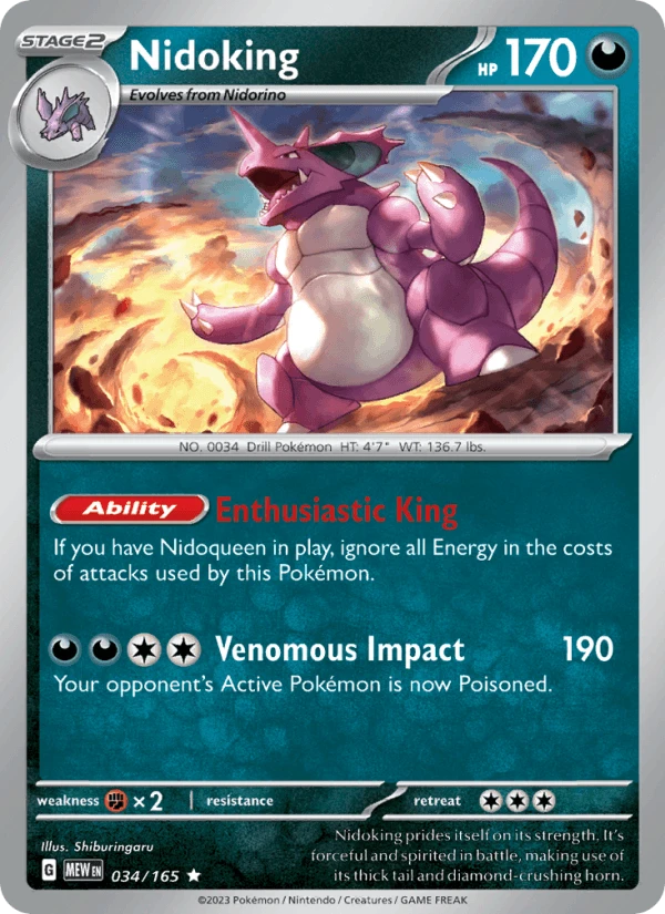 Nidoking #34