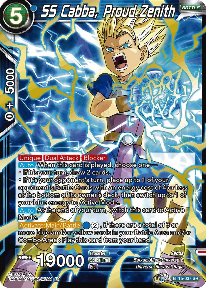 SS Cabba, Proud Zenith #BT15-037