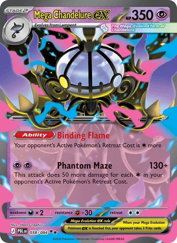 Mega Chandelure Ex #38