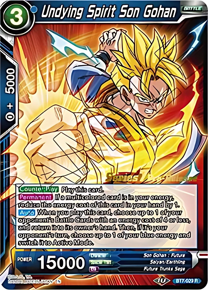 Undying Spirit Son Gohan [Pre-Release] #BT7-029_PR