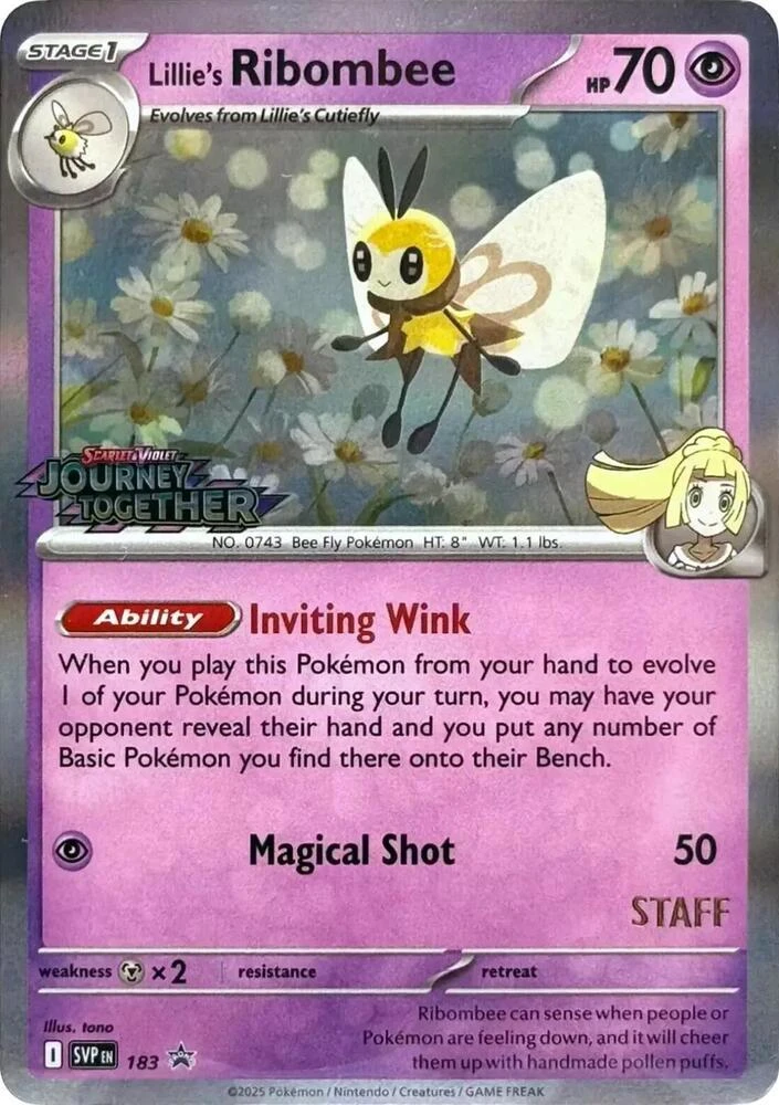 Lillie's Ribombee Staff #183