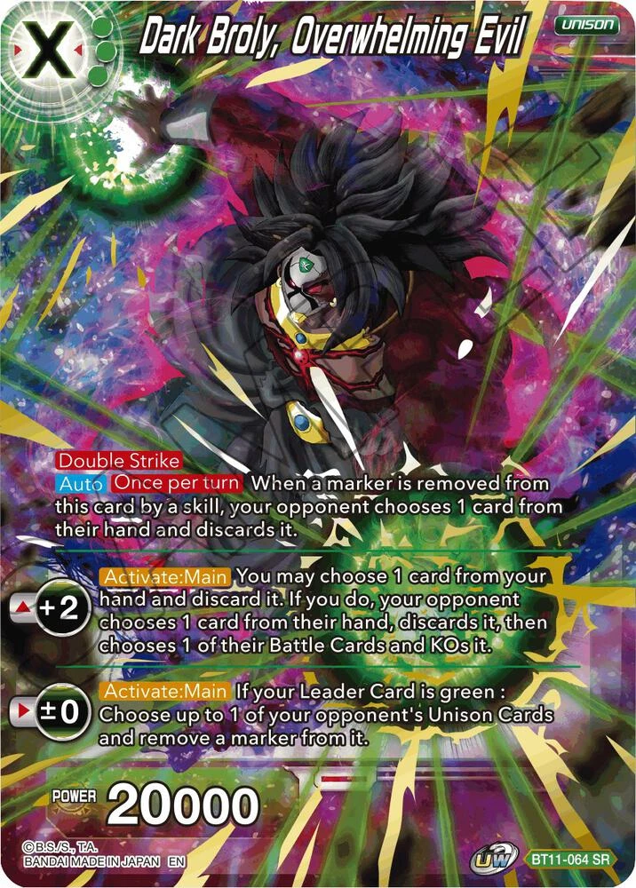 Dark Broly, Overwhelming Evil #BT11-064