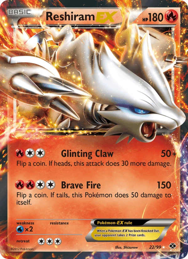 Reshiram Ex #22