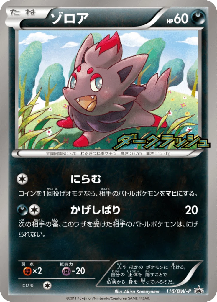 Zorua #116/BW-P