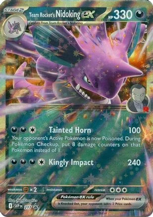 Team Rocket's Nidoking Ex #217