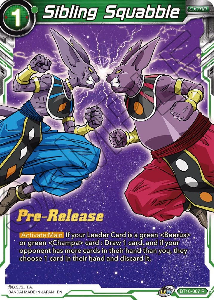 Sibling Squabble [Pre-Release] #BT16-067