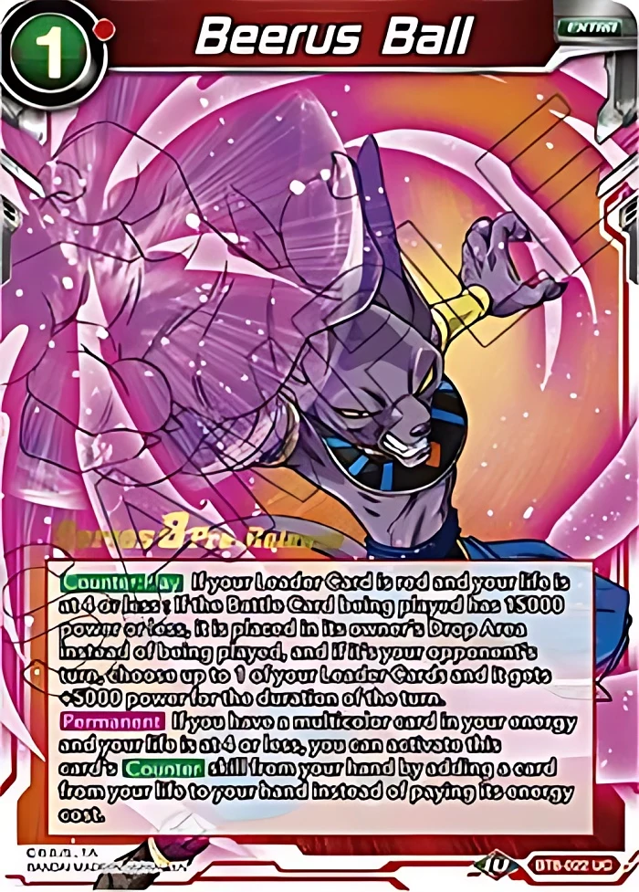 Beerus Ball [Pre-Release] #BT8-022_PR