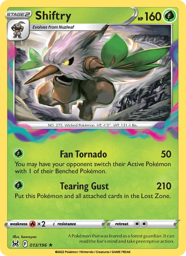 Shiftry Holo #13