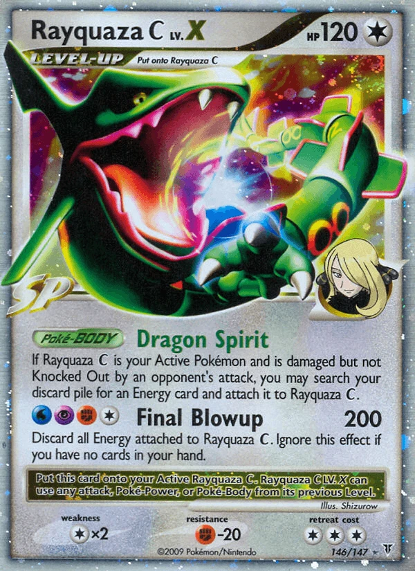 Rayquaza C Lv X #146