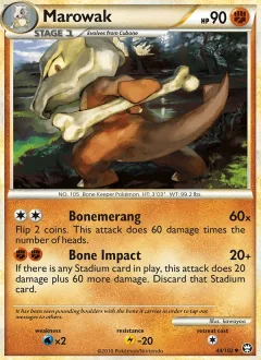 Marowak Reverse Holo
