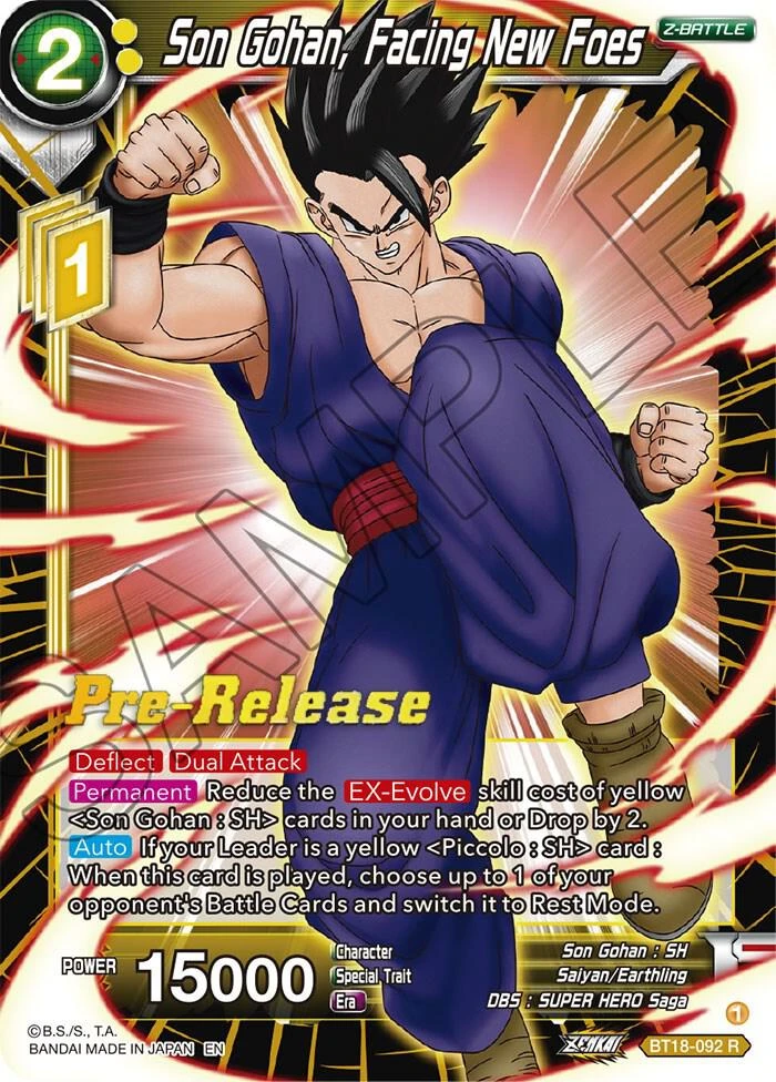 Son Gohan, Facing New Foes [Pre-Release] #BT18-092