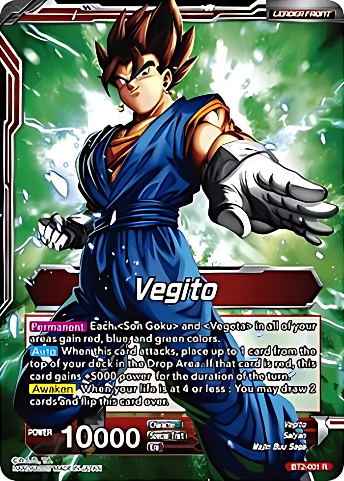 Vegito // Fusion Warrior Super Saiyan Vegito #BT2-001