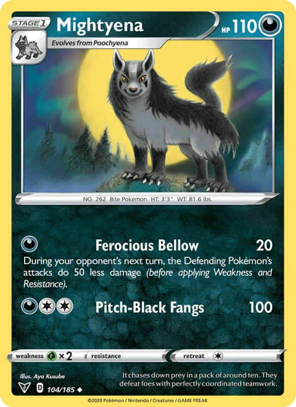 Mightyena Reverse Holo #104