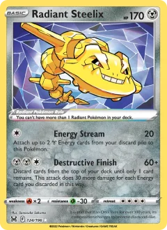 Radiant Steelix Reverse Holo