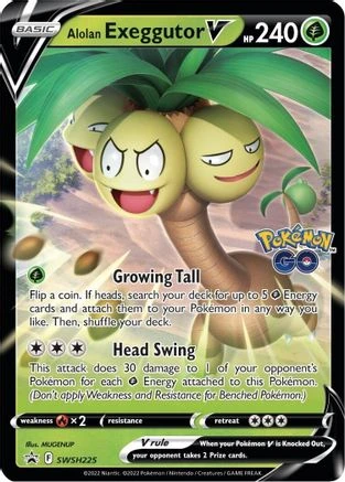 Alolan Exeggutor V #SWSH225