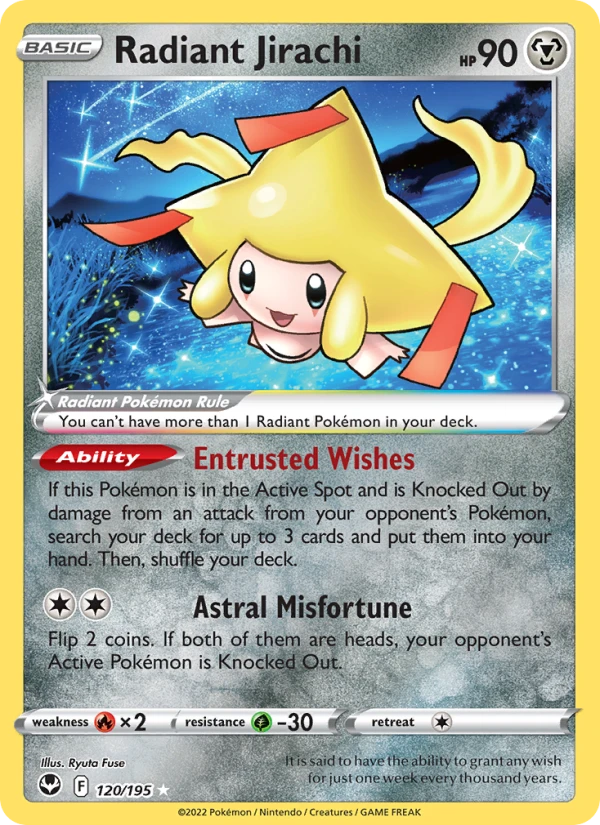 Radiant Jirachi Holo #120