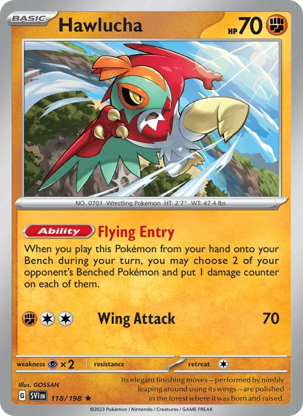 Hawlucha Reverse Holo #118