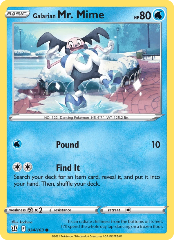 Galarian Mr Mime #34