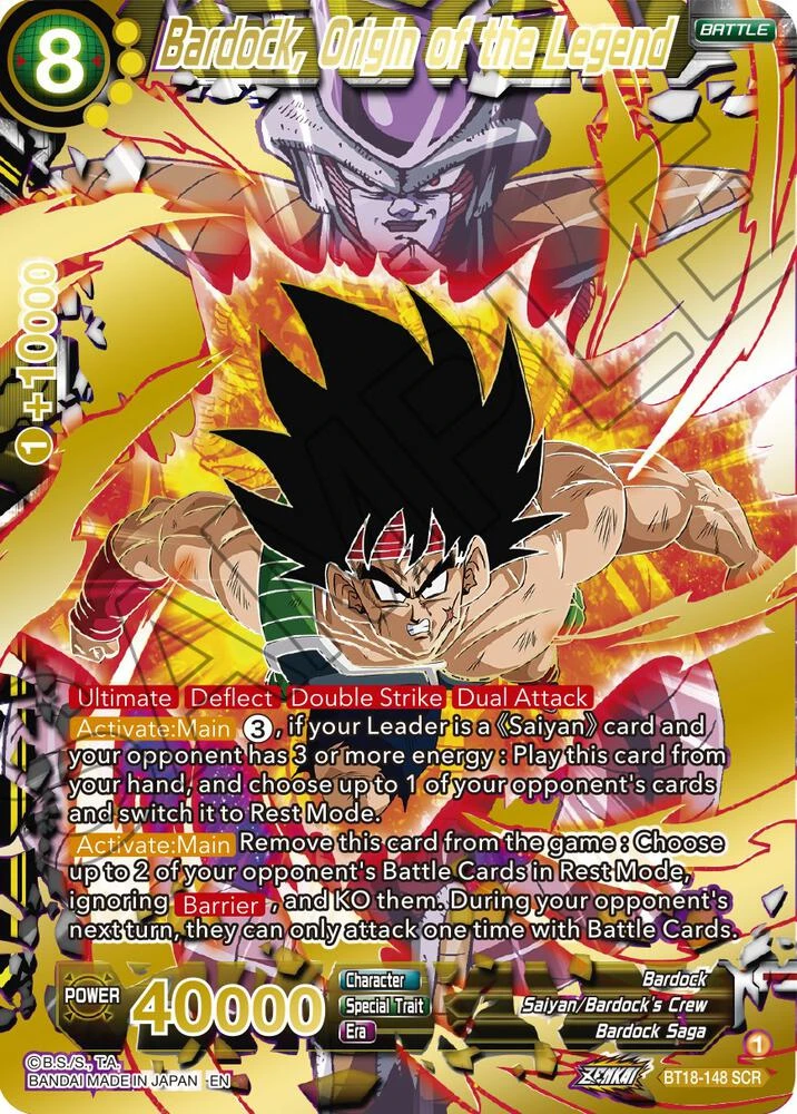 Bardock, Origin of the Legend #BT18-148