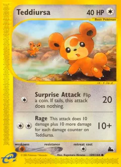 Teddiursa Reverse Holo