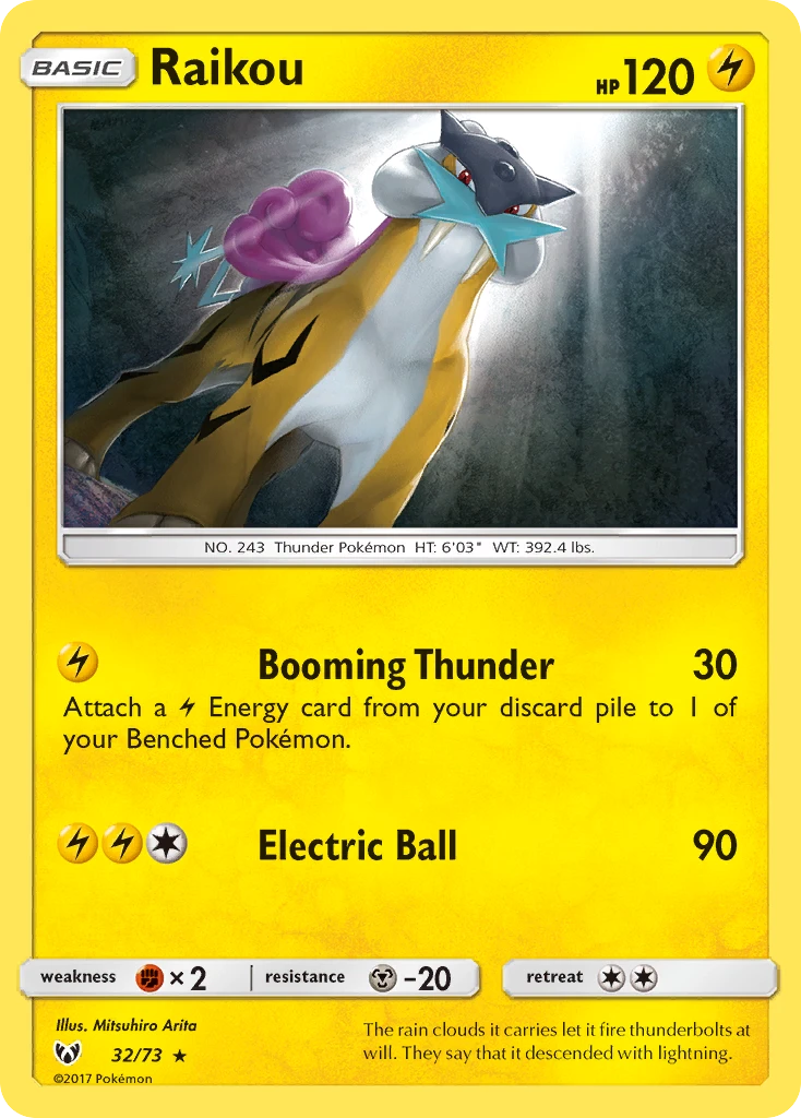 Raikou Cracked Ice Holo #32