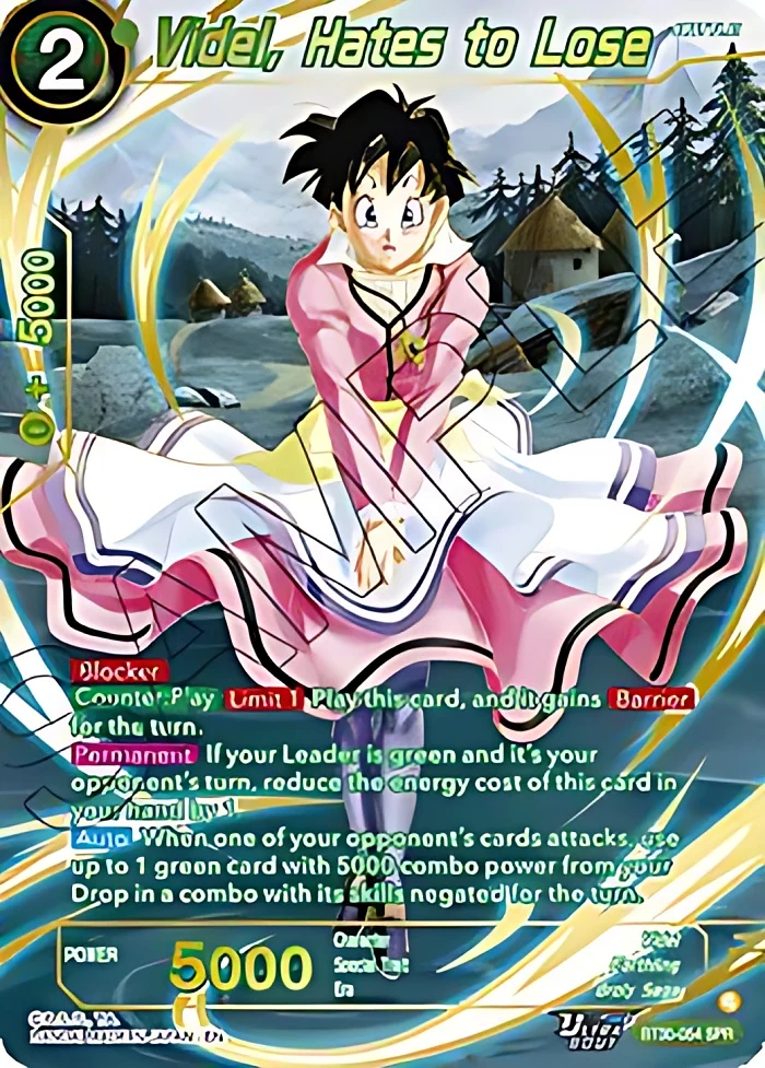 Videl, Hates to Lose [SPR] #BT30-054