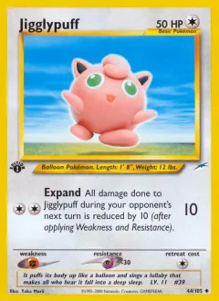 Jigglypuff 1st Edition